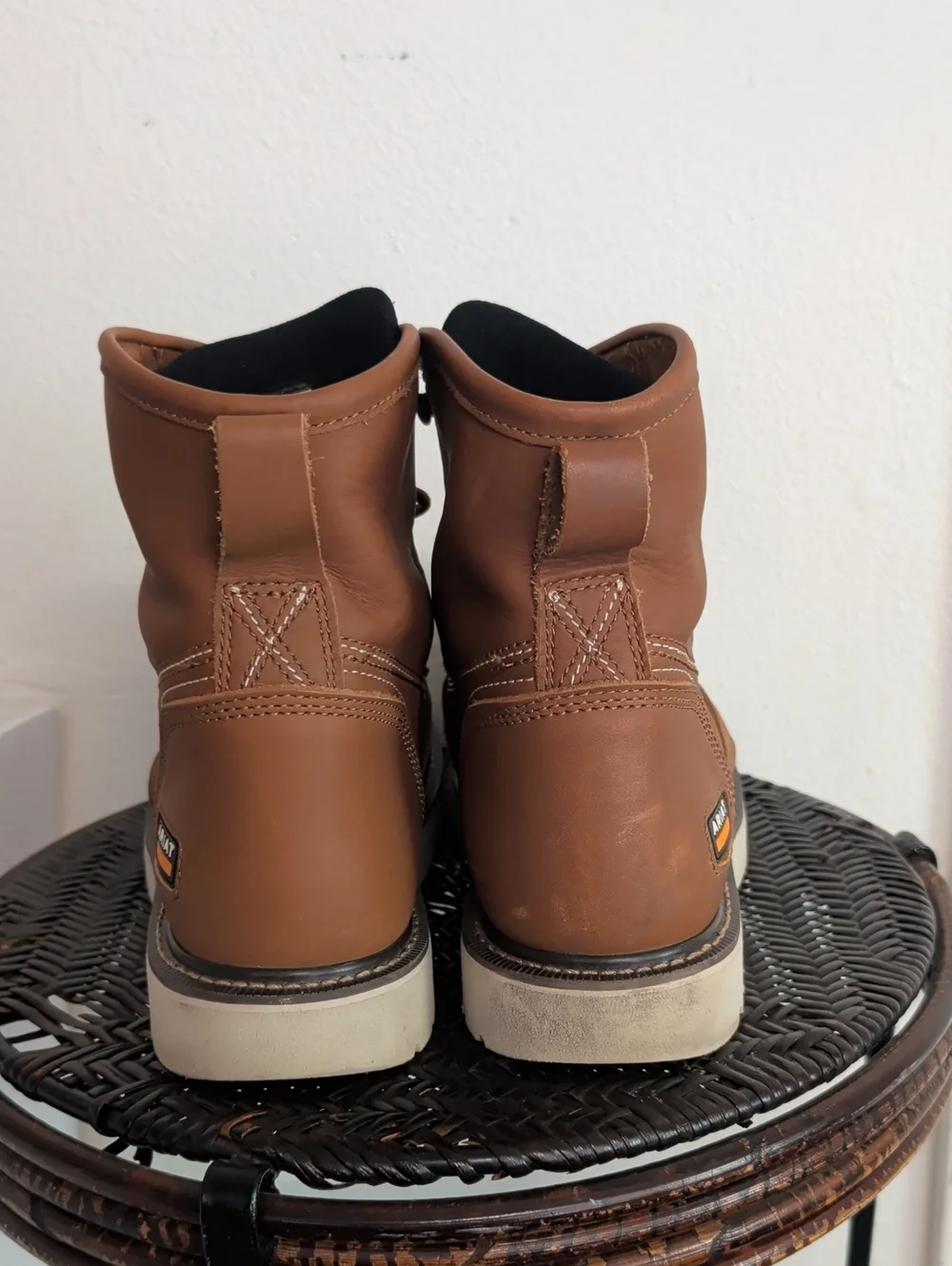 Ariat Rebar Wedge Soft Toe Leather Boots Men Size 11.5 D